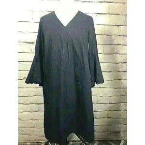 Lafayette 148 Womens Size Small Blue Half Sleeve Knee Length Dress